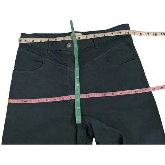 Aritzia Wilfred Free high-rise straight leg teal jeans size 8
